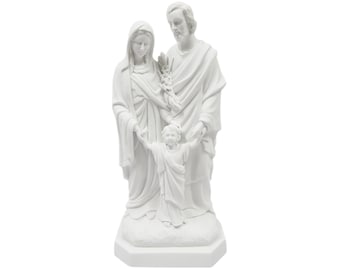 20 Inch Holy Family Joseph Mary Baby Jesus Holy Child Catholic Religious Statue Figurine Vittoria Collection Made in Italy