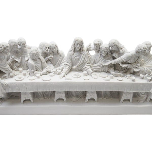 24.5" Wide The Last Supper Jesus Christ Catholic Religious Statue Sculpture Figurine Vittoria Collection