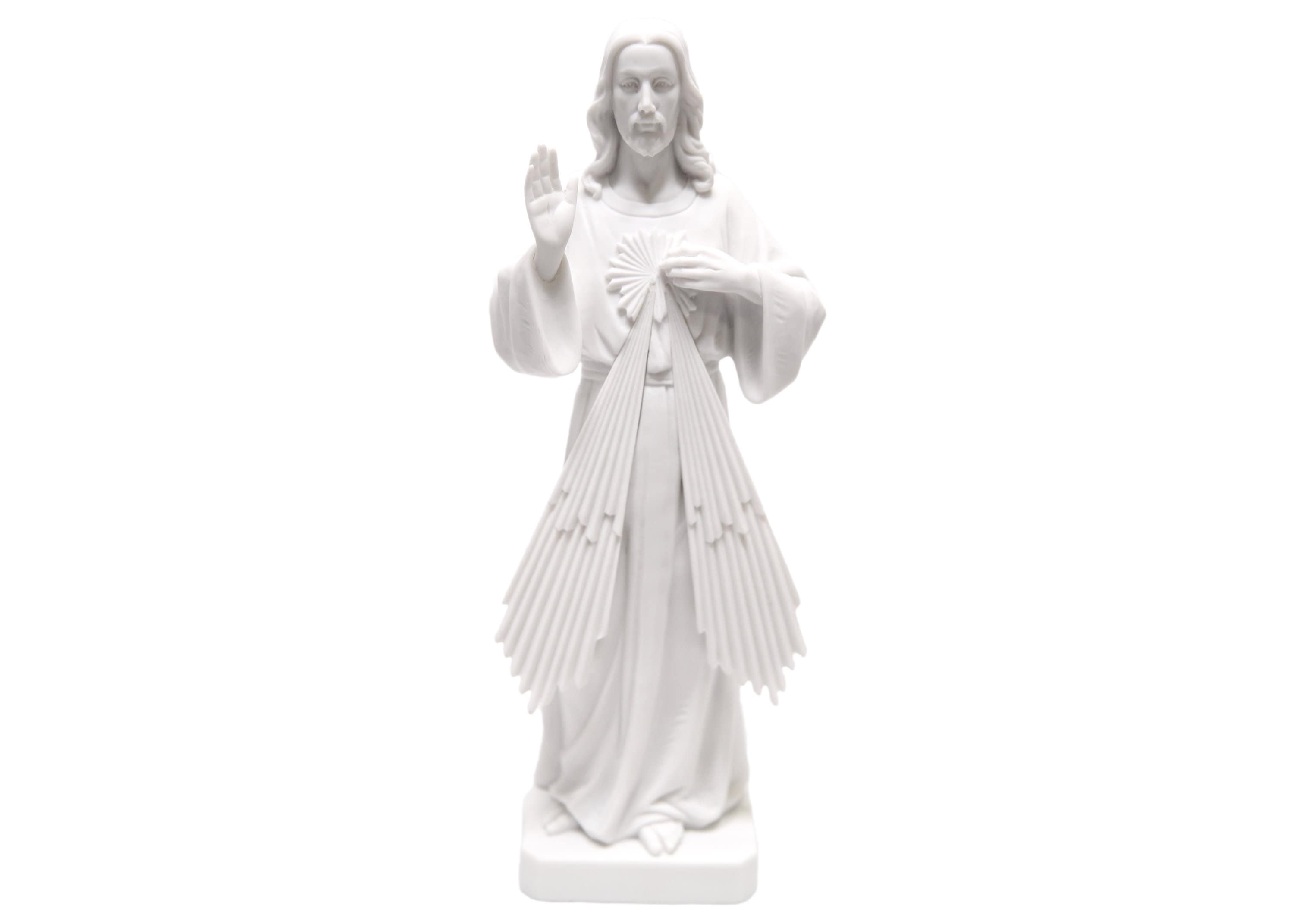 33 Inch Sacred Heart of Jesus Italian Statue Sculpture Vittoria Collection  Made in Italy Indoor Outdoor Garden オーナメント、オブジェ