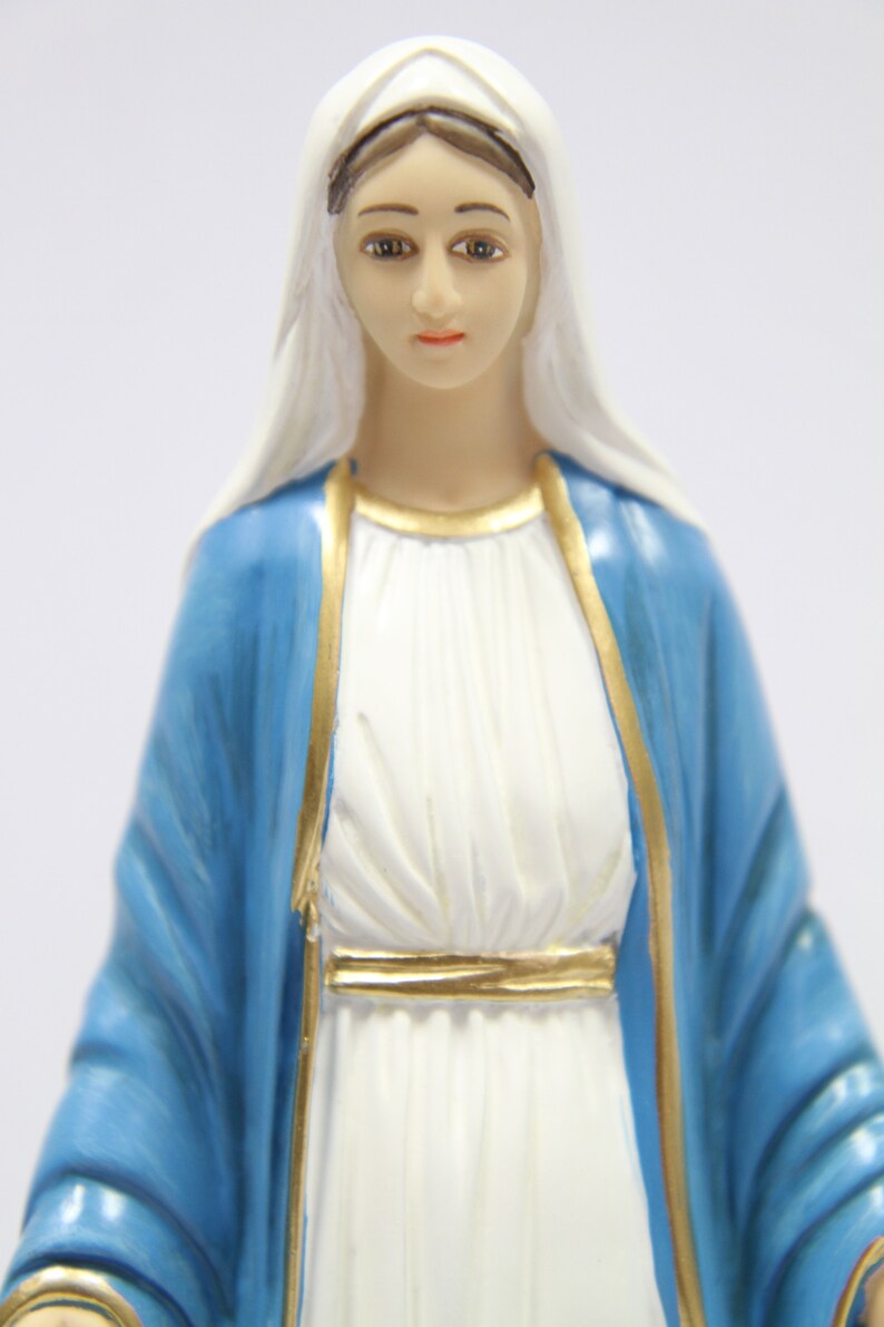 12 Inch Our Lady of Grace Virgin Mary Blessed Mother Catholic Etsy