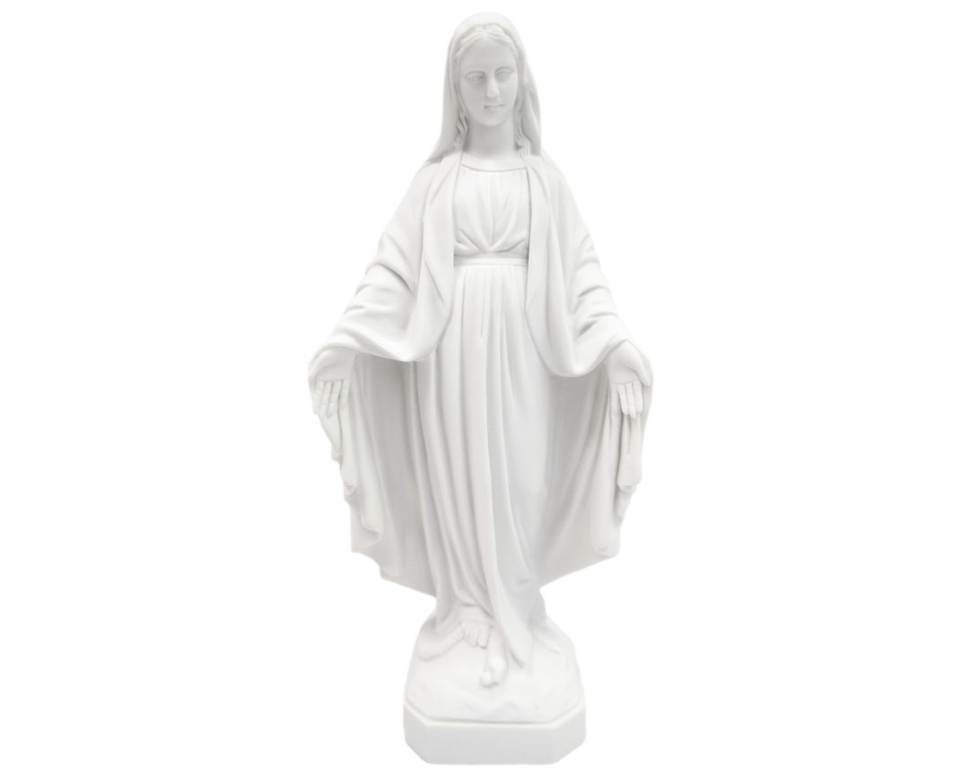 12 Inch Our Lady of Grace Virgin Mary Blessed Mother Catholic Statue ...