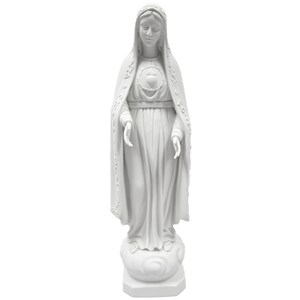 24 Inch Tall Our Lady of Fatima Virgin Mary Catholic Religious Statue Figurine Vittoria Collection Made in Italy Indoor Outdoor Garden