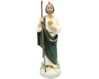 12" Saint St Jude Patron of Difficult Cases Catholic Statue Figurine Vittoria Collection Made in Italy