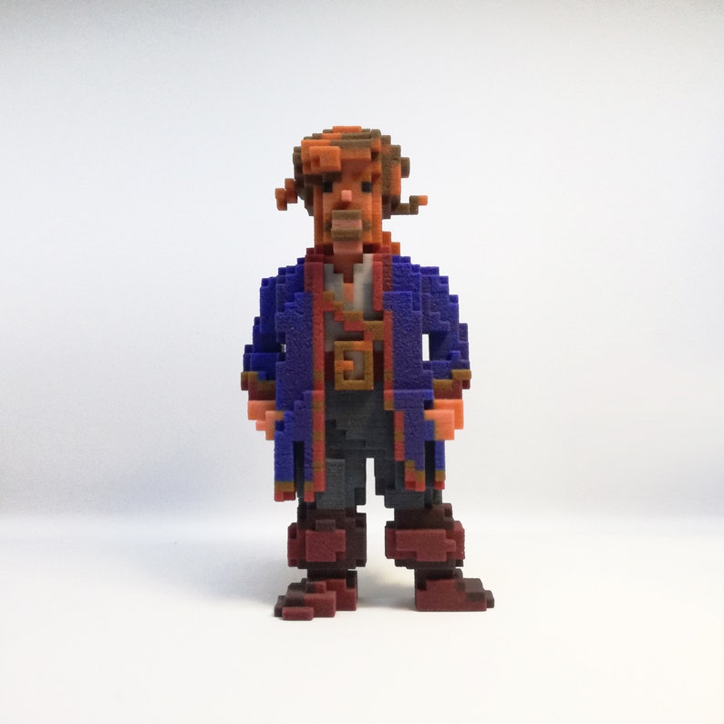 Monkey Island Guybrush Threepwood Retrogamer Lucasarts Etsy