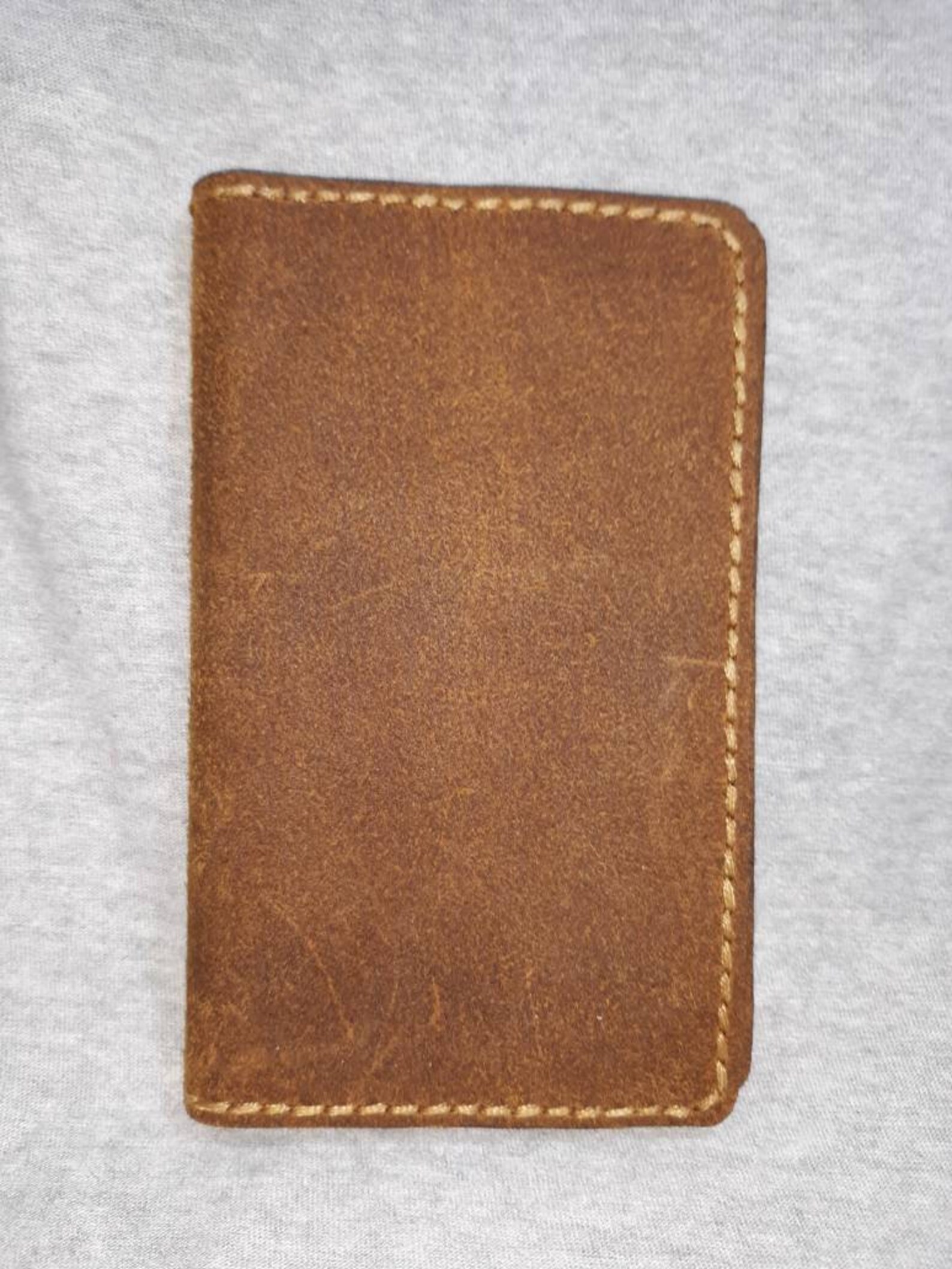 Genuine leather 3x5 Notepad cover with pad. And business card Etsy