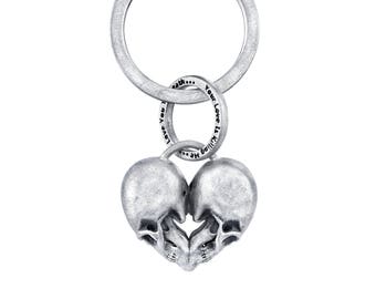 Skullheart Keychain