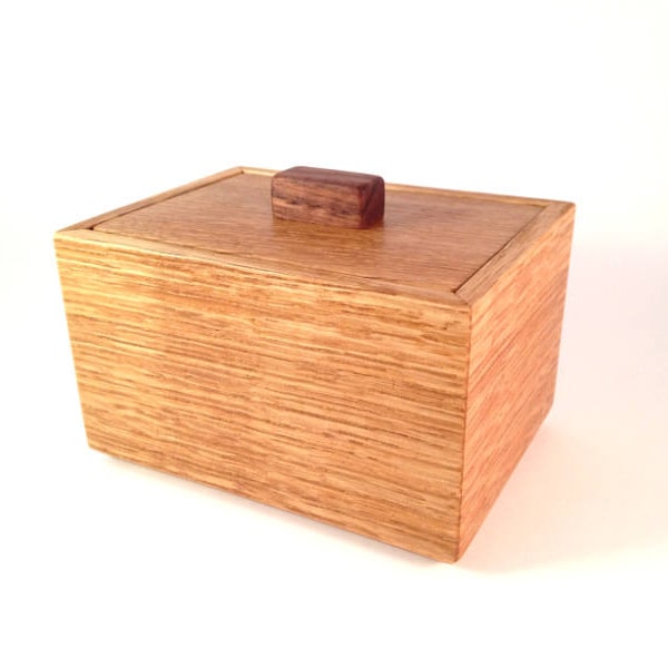 Oak Wood Box Etsy