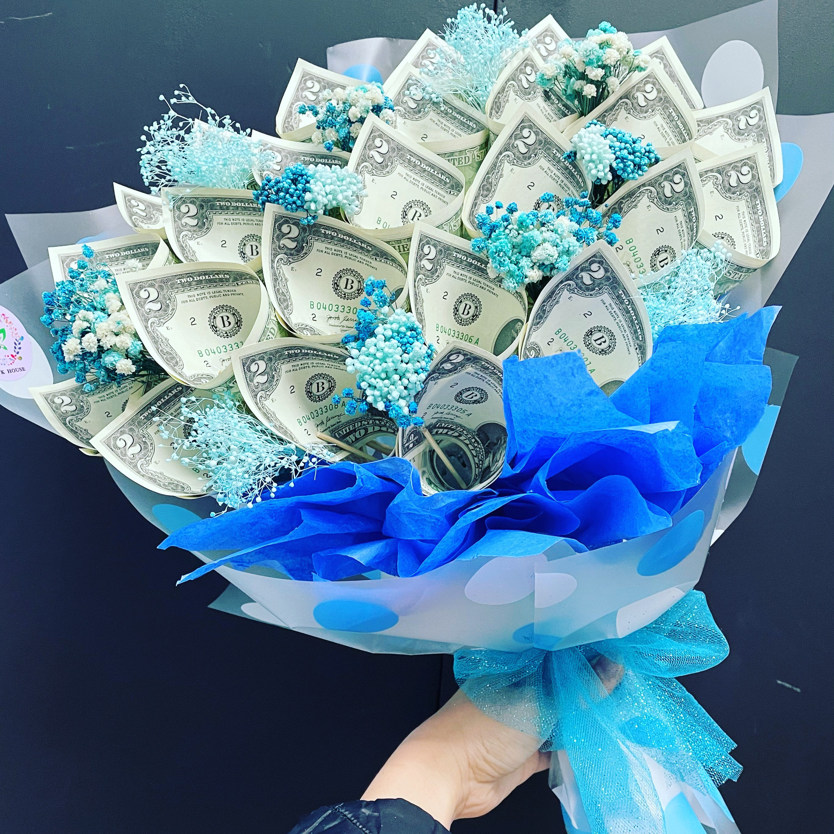 Money BouquetTulip Style by KKHouse please read description Etsy