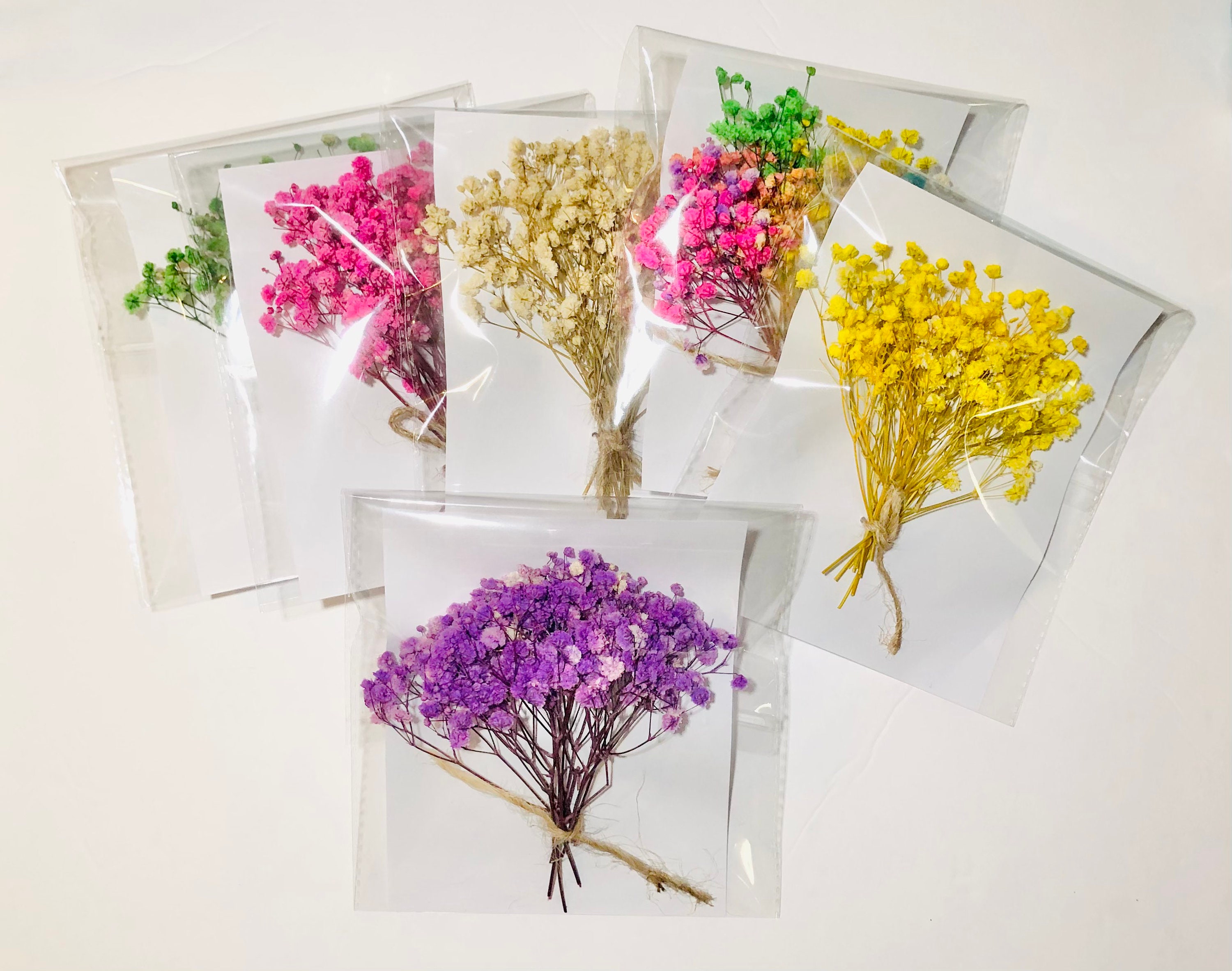Preserved babysbreath dry flowers for candle making