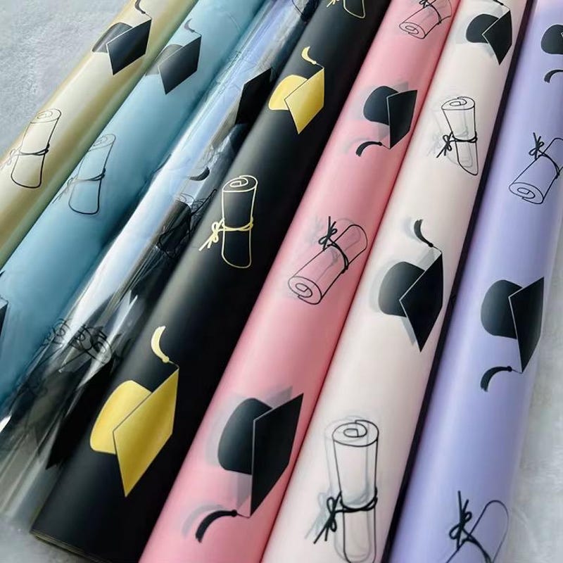 Graduation Wrapping Paper - Etsy