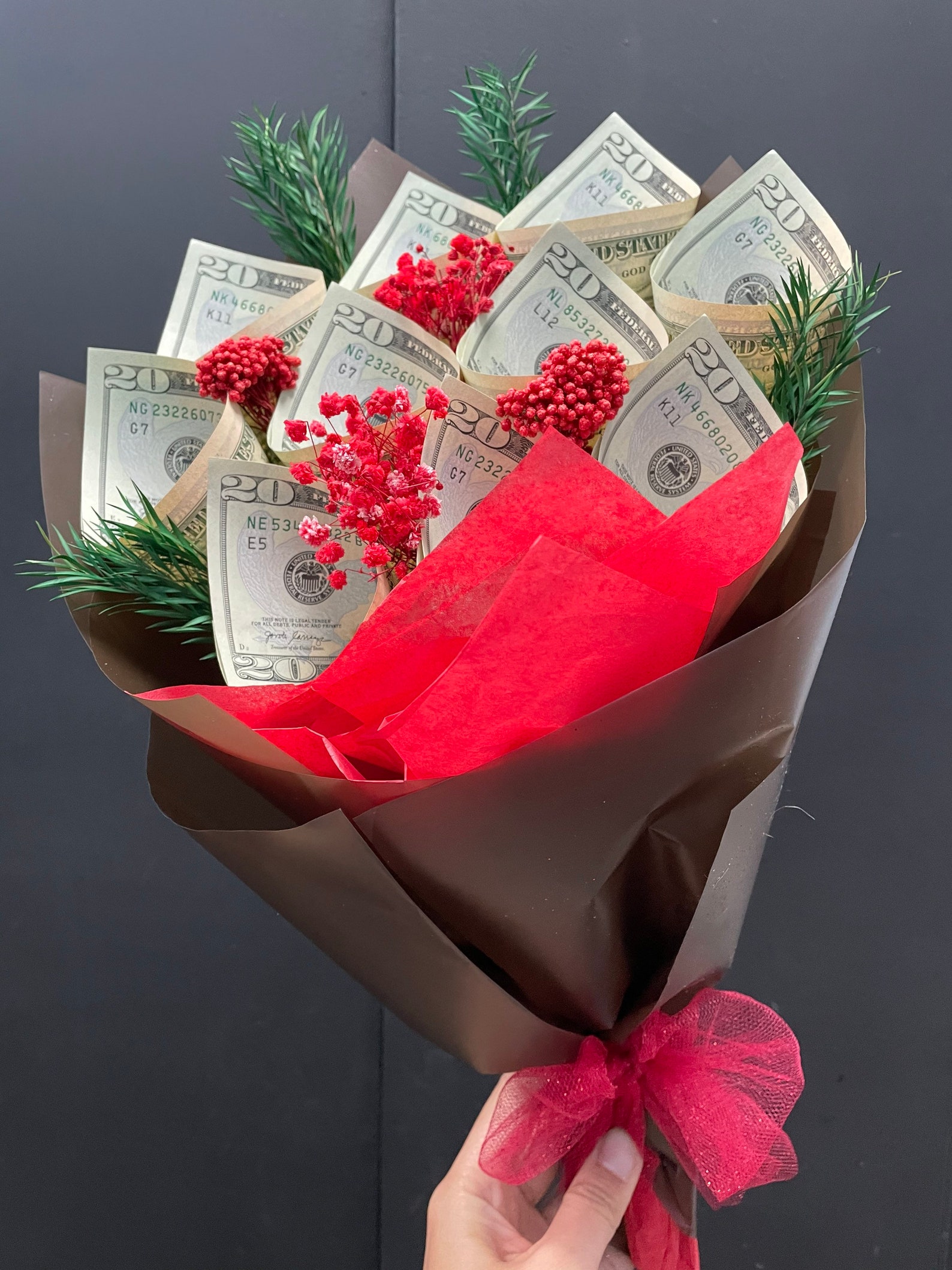 Money BouquetTulip Style by KKHouse please read description Etsy