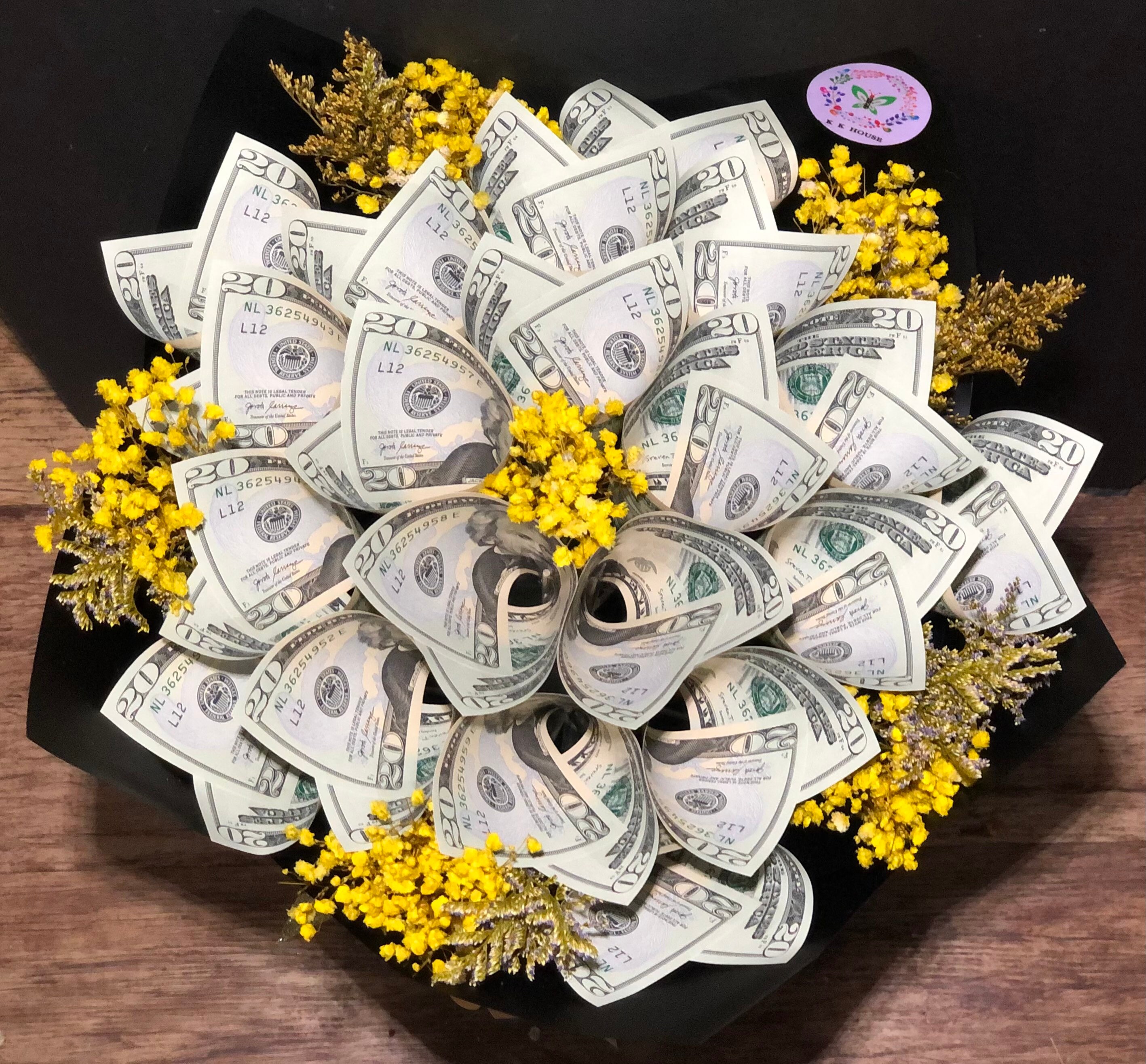 Real Money Bouquet “Lotus Style” by KK House (please read description) — KK HOUSE