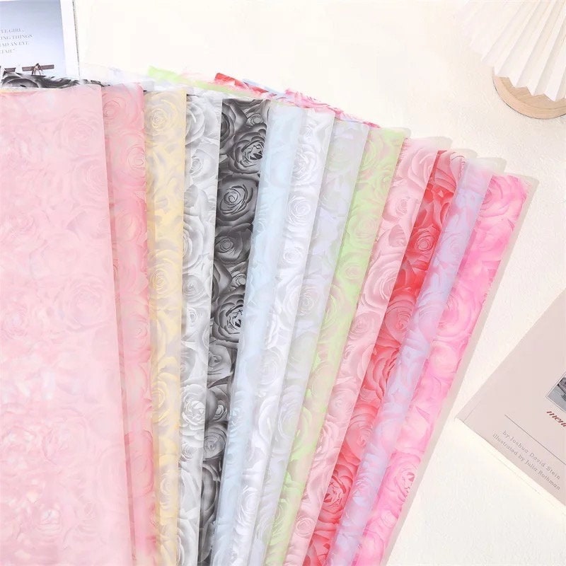 Korean Style Wrapping Paper Soft Non Woven for Flower Bouquets and Gifts 20  Yards 