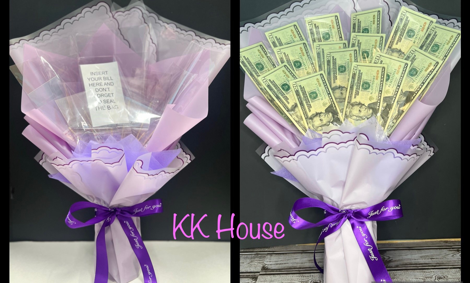 Pre-DIY Money Bouquet by KK House (no Money included)