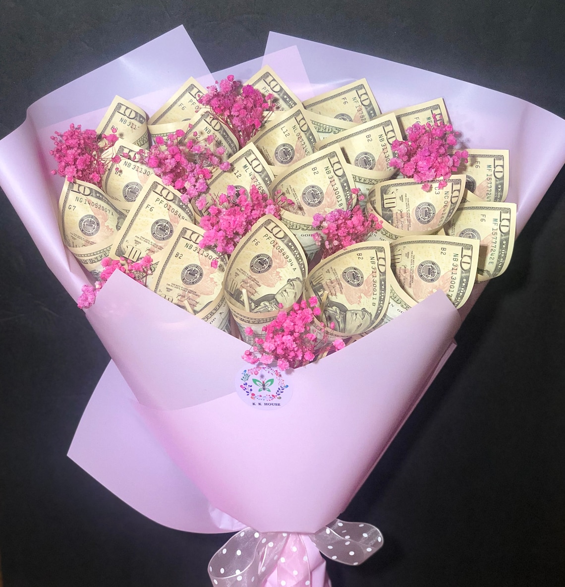 Money BouquetTulip Style by KKHouse please read description Etsy