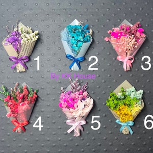 Handmade Mini Natural Dried Flower Bouquet Car Accessories, Mask Hanger  Arrangement Car Air Vent Clip Scent Diffuser, Perfume Decorations 