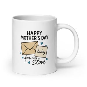 Liebesnotiz-Tasse zum Muttertag - nettes Geschenk für die neue Mutter, für meine Liebe-Kaffeetasse, Babytasse zur Mutter