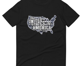 A Nation's Legacy: Embrace the Pride with 'The United States of America Est' Short-Sleeve T-Shirt