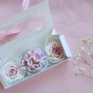 Wedding Favors / flowers marshmallows/ custom marshmallows /Wedding Favors for Guests/ pastel color desert