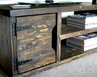 KRUD~Wenge~Retro TV Stand~Handmade~Solid Wood~Scaffold Style~24 Colours~Industrial~Chunky~Rustic~Country~TV Stand~Cabinet
