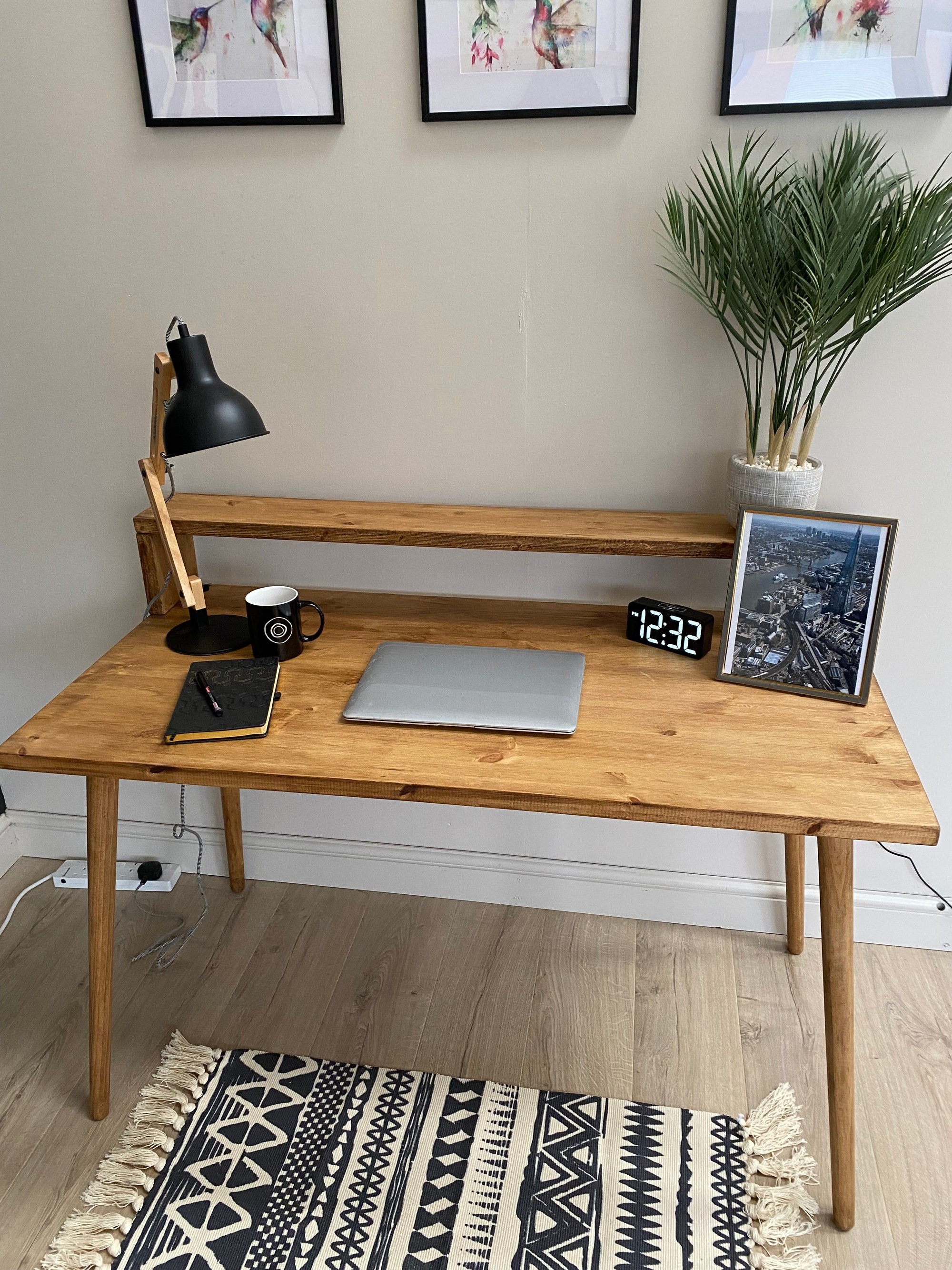 Banach solid wood desk outlet