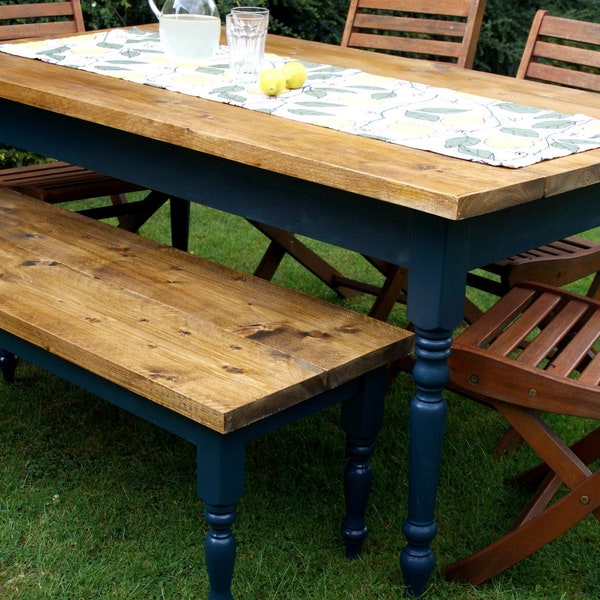 Garden Table | Farmhouse Table | Rustic Table | KRUD T1 table | v2