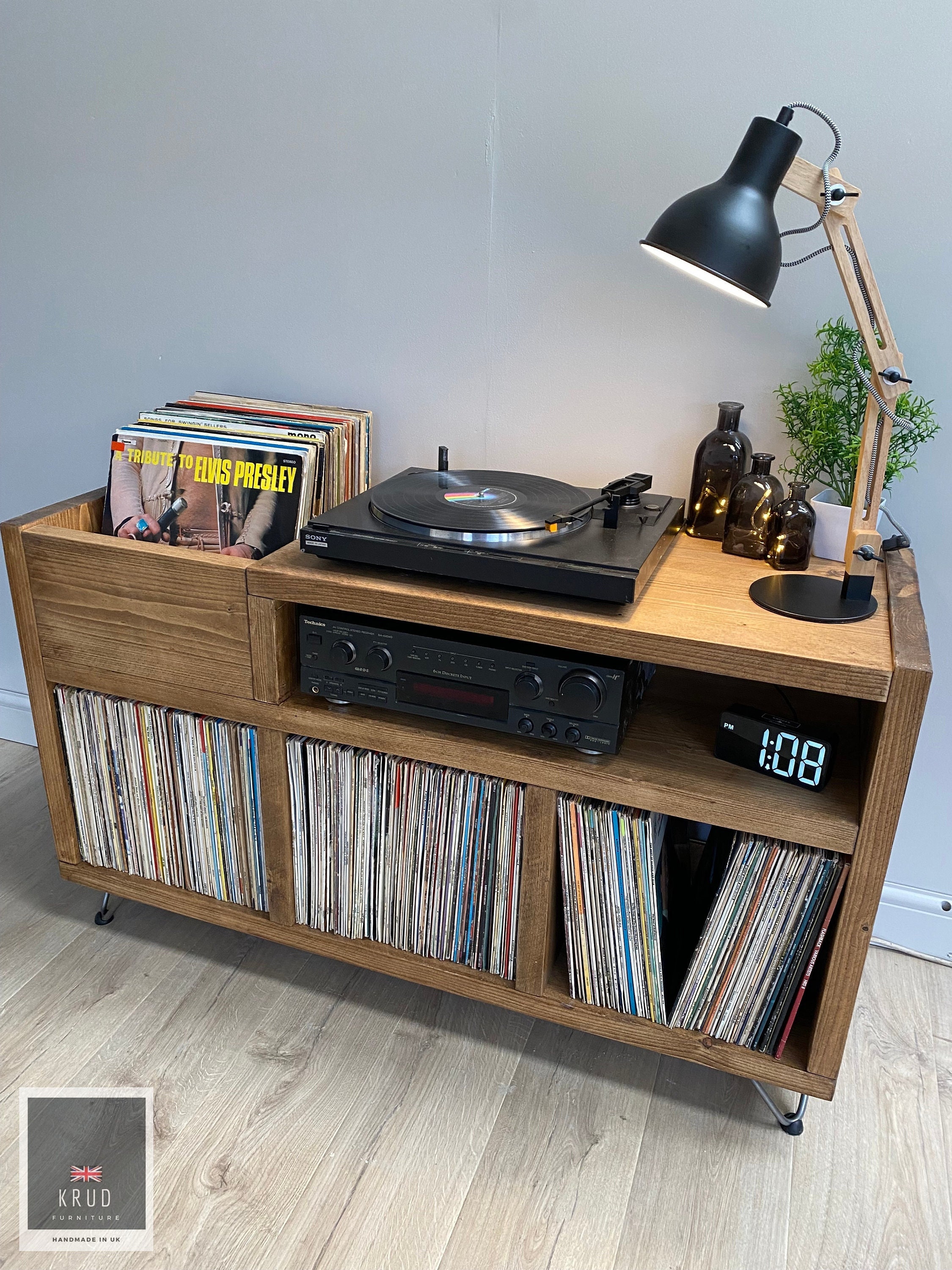 Record player discount accent cabinet