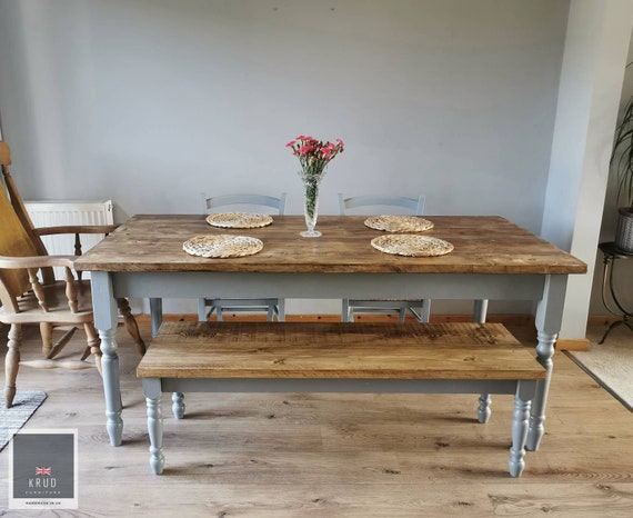 Houten Tafelset Boerderij Keukentafel - Nederland