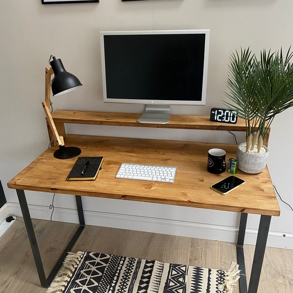 Solid Wood Desk | KRUD B12 Desk | Scandinavian Style | Scandi Desk | Writing Desk | Wood desk v2