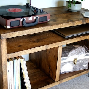 The 3Sec Vinyl Record Storage and Record Player Stand – Ocean Beach Pallet  Co.