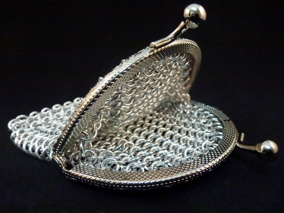 antique chainmail coin purse