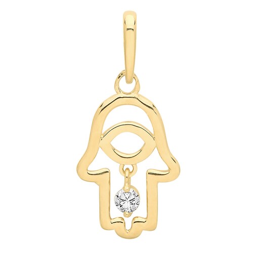 Hamsa Hand Charm Pendant | Etsy 