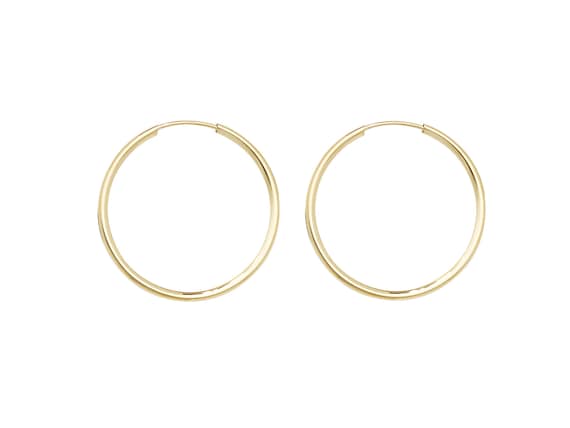 365 Sleepers 1 Pair 22ct Gold Plated Solid Sterling Silver 13mm Hinged Hoop Sleepers Earrings Made In Australia Buy Online In Grenada At Grenada Desertcart Com Productid 52503820