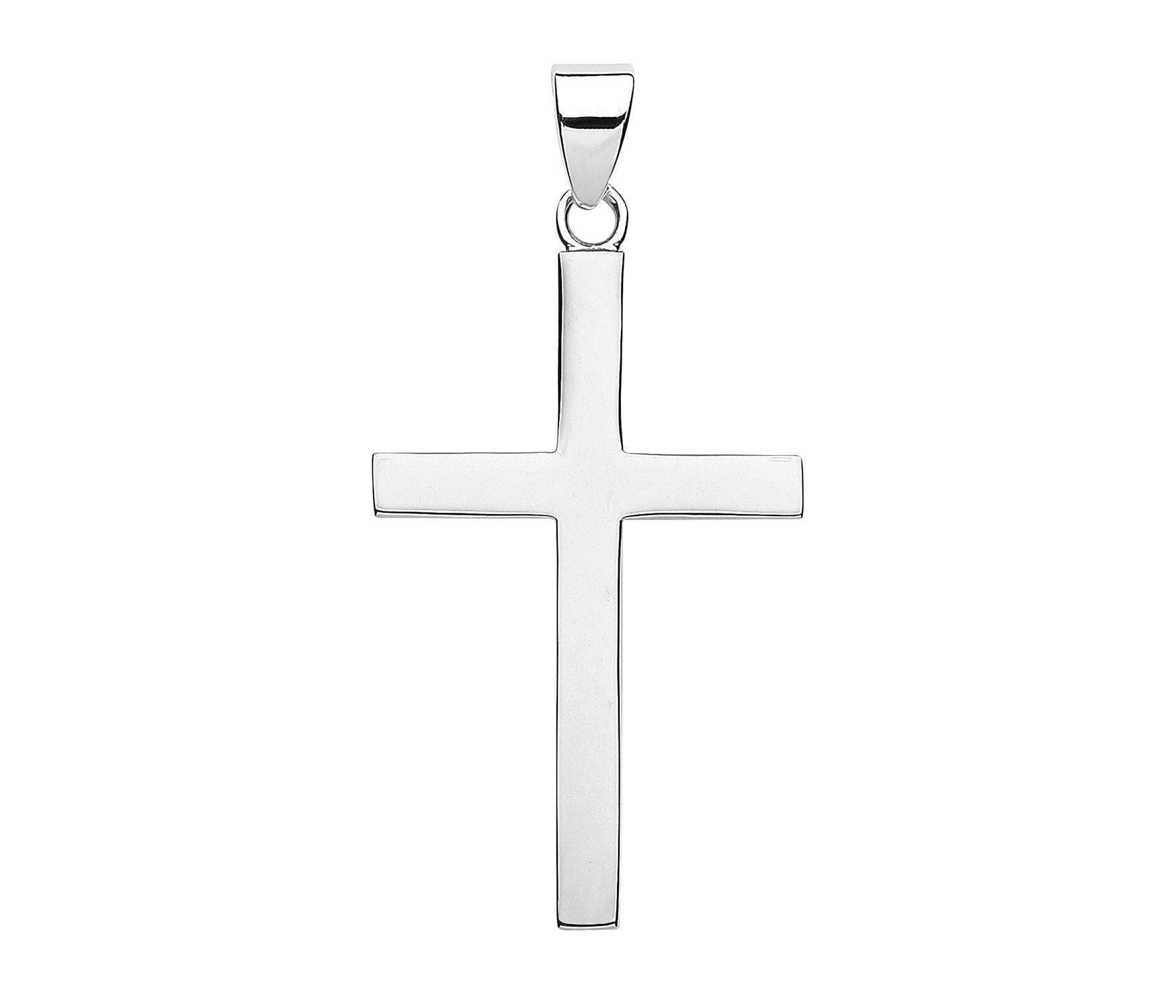 Plain cheap cross necklace