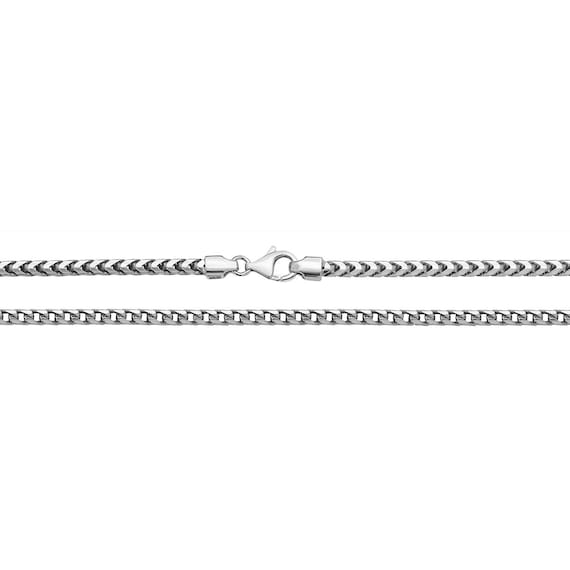 Silver Franco Link Chain Necklace 925 