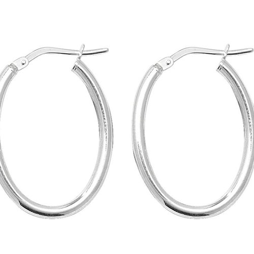 925 Sterling Silver 2mm X 15mm Hoop Earrings With Click Sold | Etsy