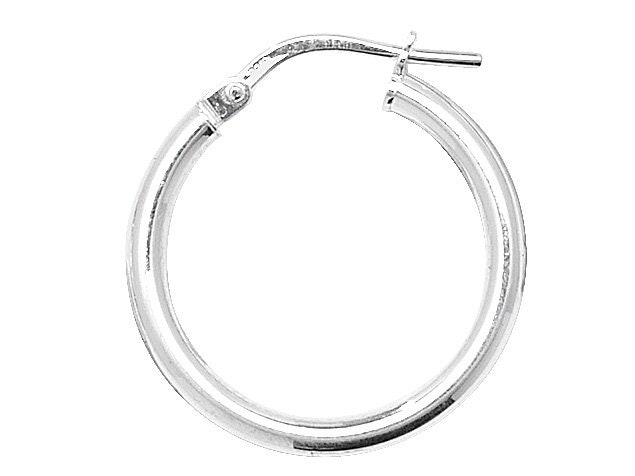 Essential 925 Sterling Silver 2mm Hollow Tube Hoop Earrings | Etsy