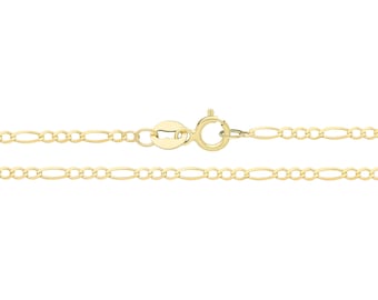 Ladies 9ct Solid Yellow Gold 10" Anklet Chains - Choice of Designs