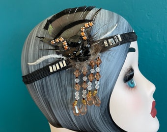 Il Grande Gatsby, Copricapo Flapper Anni '20, Copricapo Da - Foto 12