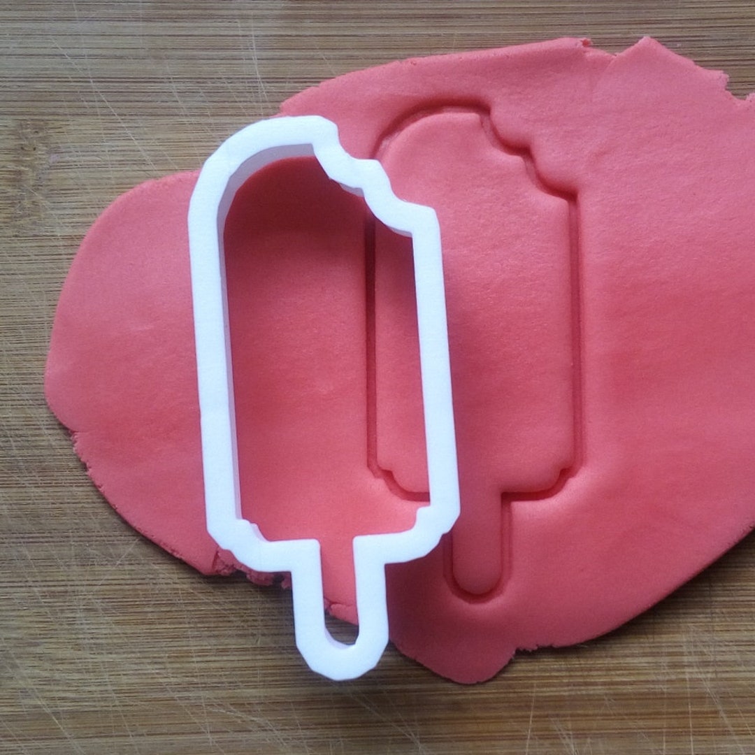 Ice Lolly Cookie Cutter Biscuit Pastry Fondant Stencil Lolly Popsicle
