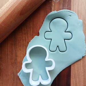 Gingerbread Man Cookie Cutter Biscuit Dough Pastry Fondant Basic Xmas Decoration Larger Head