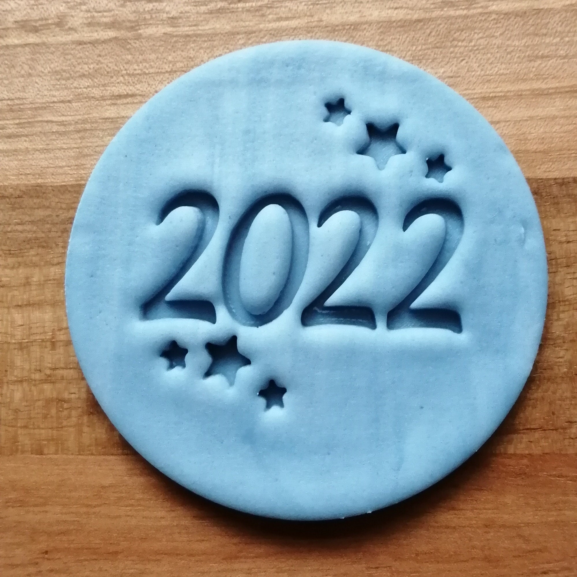 2022 Christmas Stamps 2022 Stars Stamp Embossing Fondant Cupcake Cake Christmas Etsy