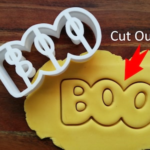 Boo Halloween Cut Out Cookie Cutter Biscuit Dough Pastry Fondant Stencil HA038/68-70 Ghost