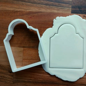Tombstone Style 2 Cookie Cutter Halloween, Cookies, Biscuit Fondant Dough 3 Sizes Gravestone
