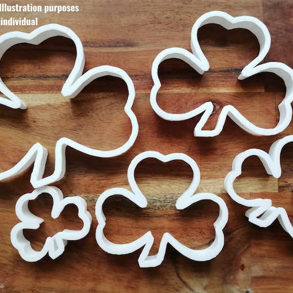 Shamrock Three Leaf Clover Cookie Cutter Biscuit Pastry Fondant  StPatricks Day