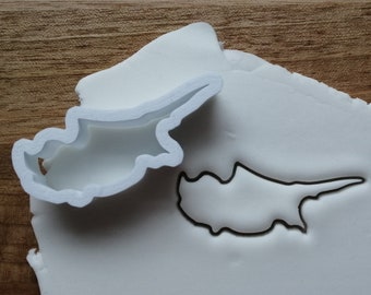 Cyprus Cookie Cutter Biscuit Pastry Fondant Stencil Cyprus Outline