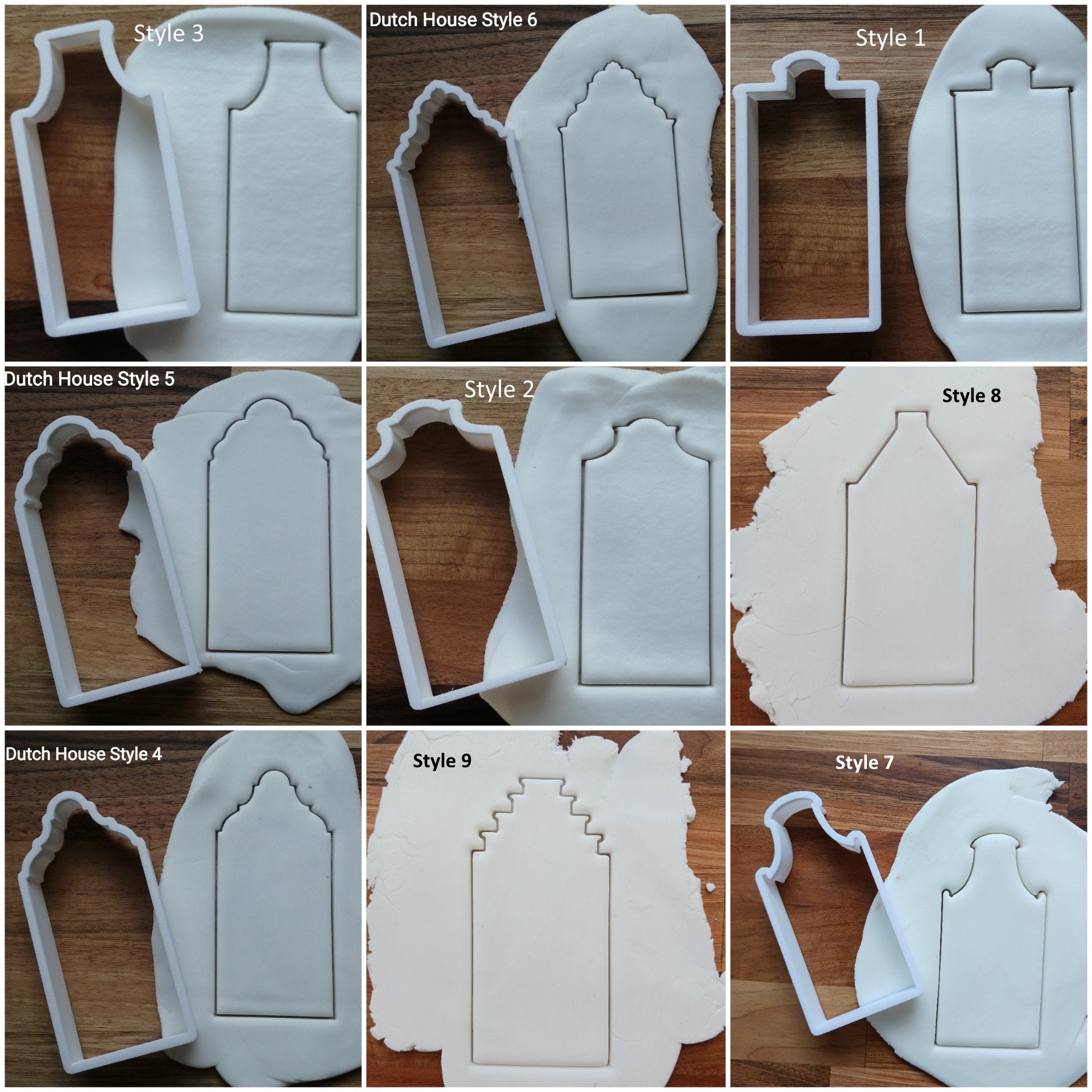 Amsterdam Canal House Cookie Cutter Set (Facades)