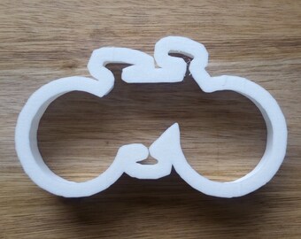 Bicycle Cycle Ride Cookie Cutter Biscuit Pastry Fondant Stencil