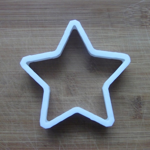 Star Cookie Cutter Biscuit Pastry Fondant Stencil silhouette customised sizing available SH016