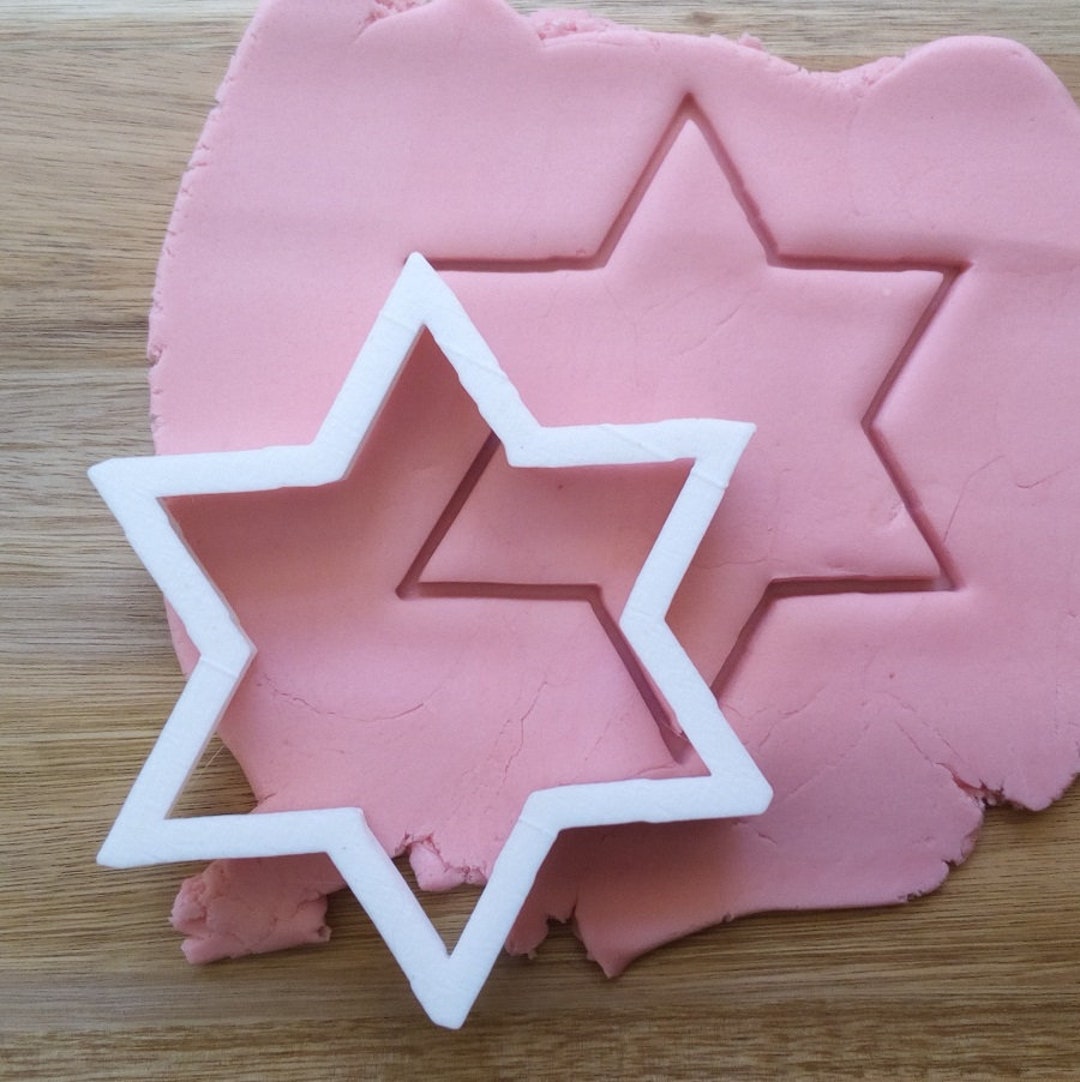 Star of David Cookie Cutter Biscuit Pastry Fondant Stencil SH021 - Etsy